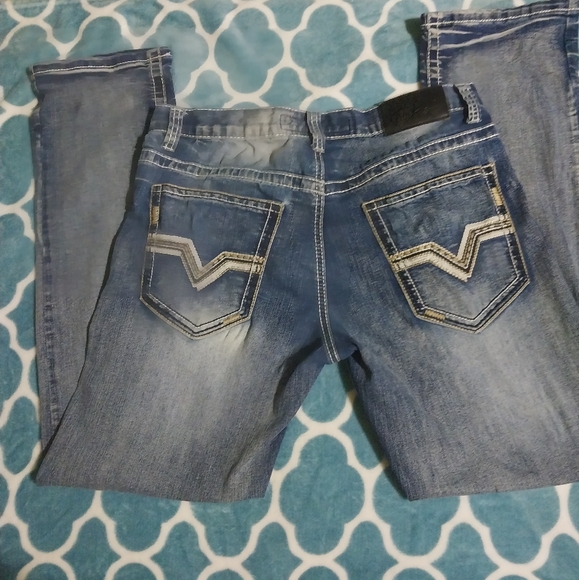 Stylish Mens True Luck Denim Jeans - Picture 1 of 4